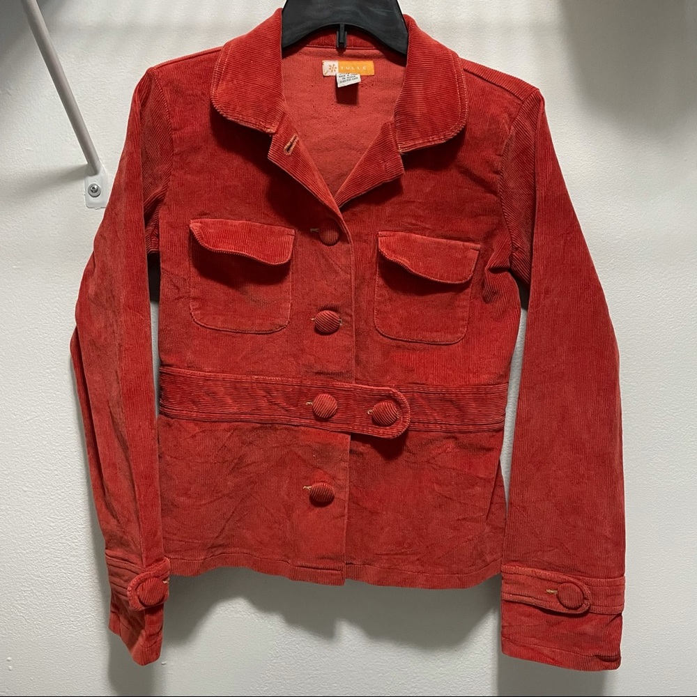 Tulle Corduroy Jacket